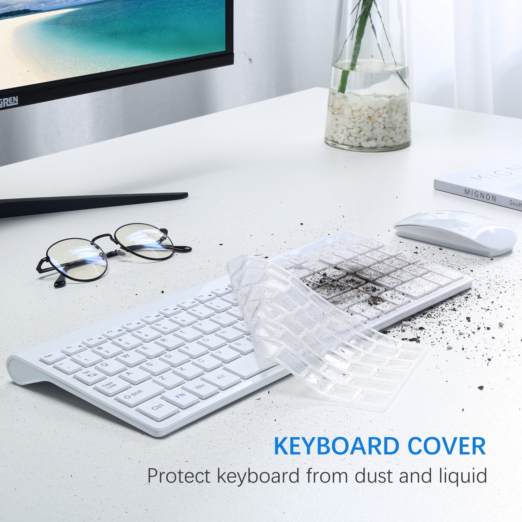 Wireless Keyboard and Mouse Combo Designed for Office and Home Use