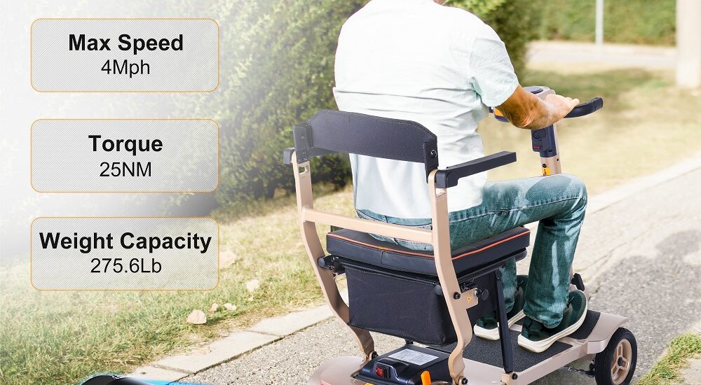 speed for mobility scooter