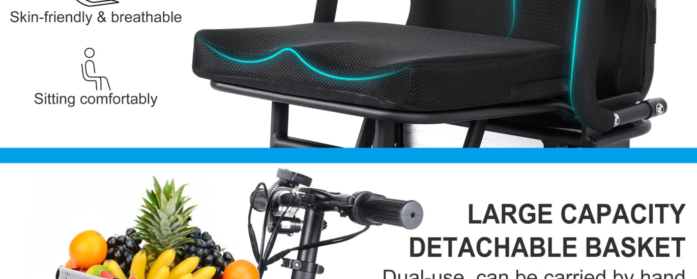 portable mobility scooter features lightweight foldable design for travel