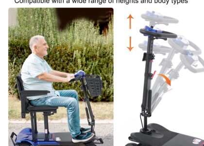 topmate mobility scooter for seniors lightweight foldable design for safe and comfortable use