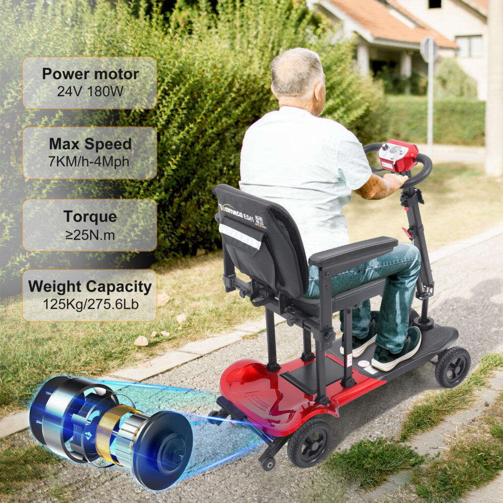Topmate lightweight mobility scooters