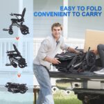 foldable mobility scooter for slopes and grass