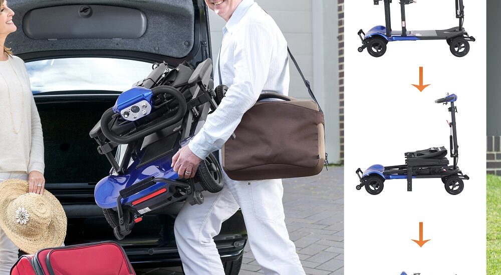 airline approved mobility scooter foldable