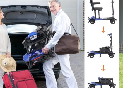 airline approved mobility scooter foldable
