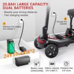 topmate mobility scooter battery life range and performance for daily use