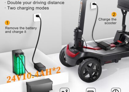 topmate mobility scooter battery life range and performance for daily use